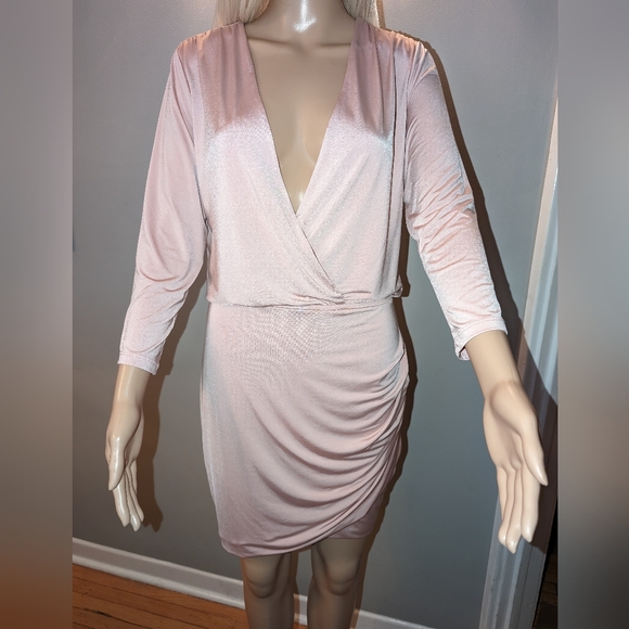Lovers&friends REVOLVE Dress. Sexy Blush Pink/Nude. Size Medium - Picture 3 of 7